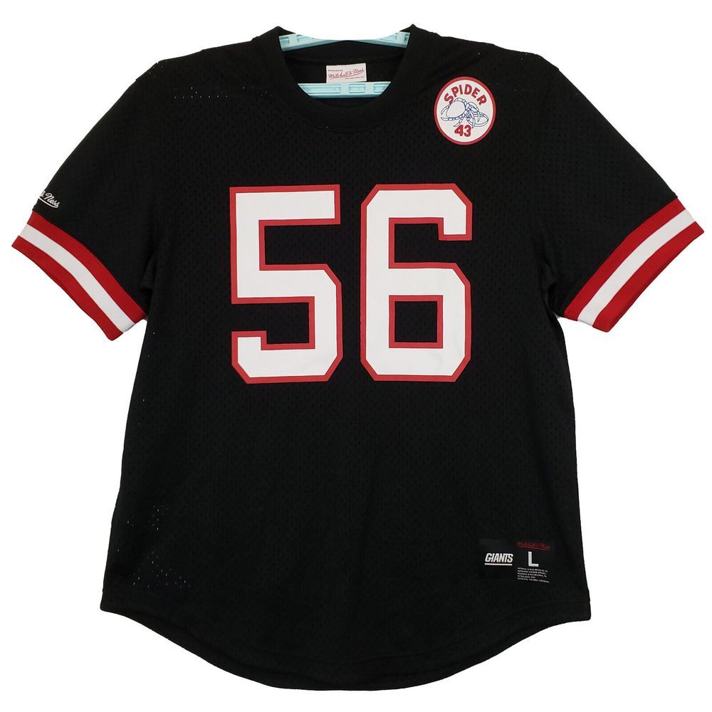 Lawrence Taylor Giants Mitchell & Ness NFL L Large‎ Jersey Shirt Black #56 New